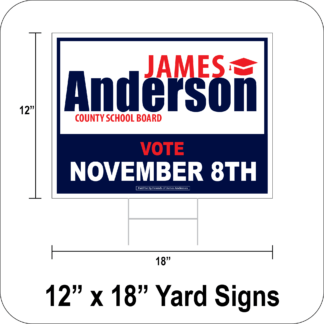 Yard Signs 12" x 18"